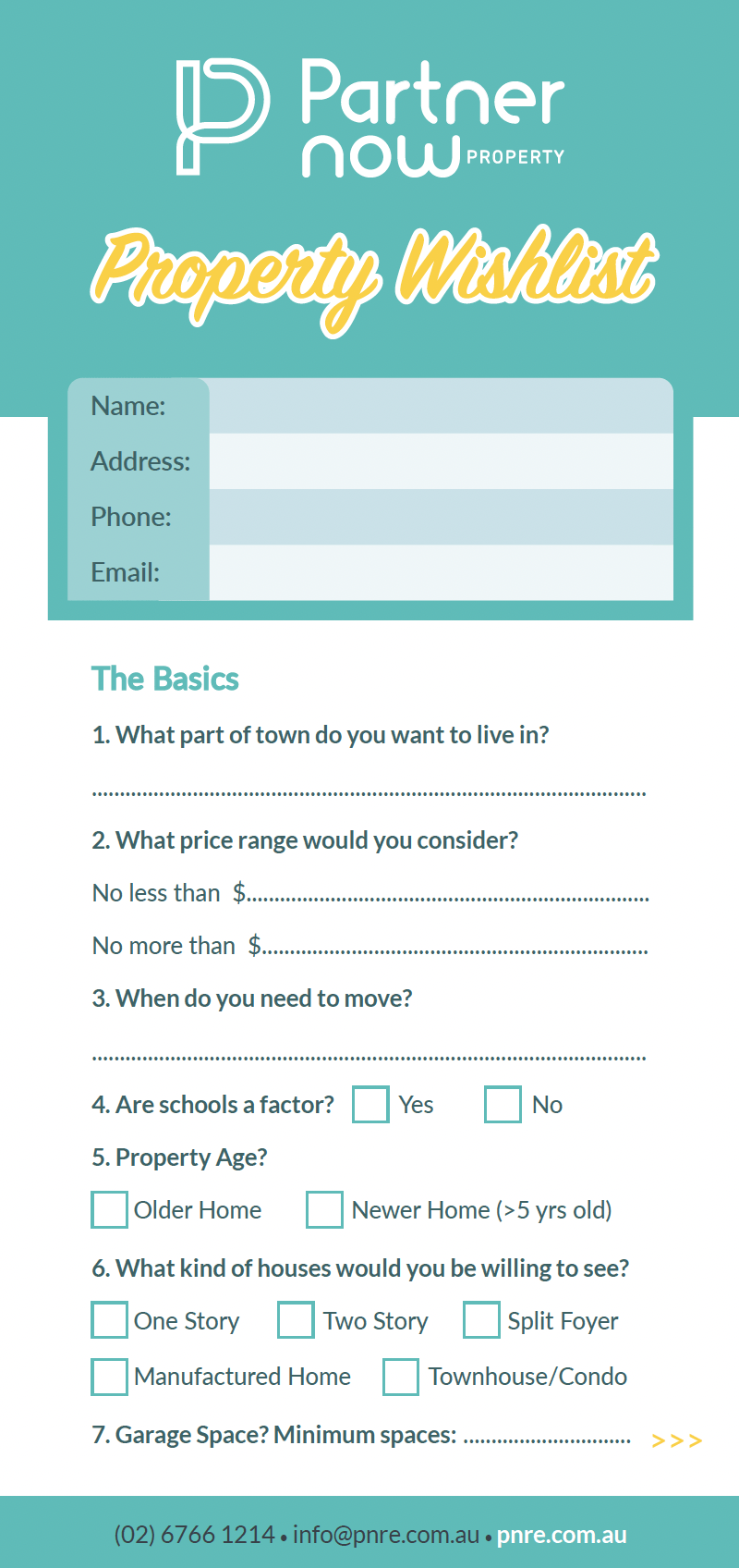 pnre form
